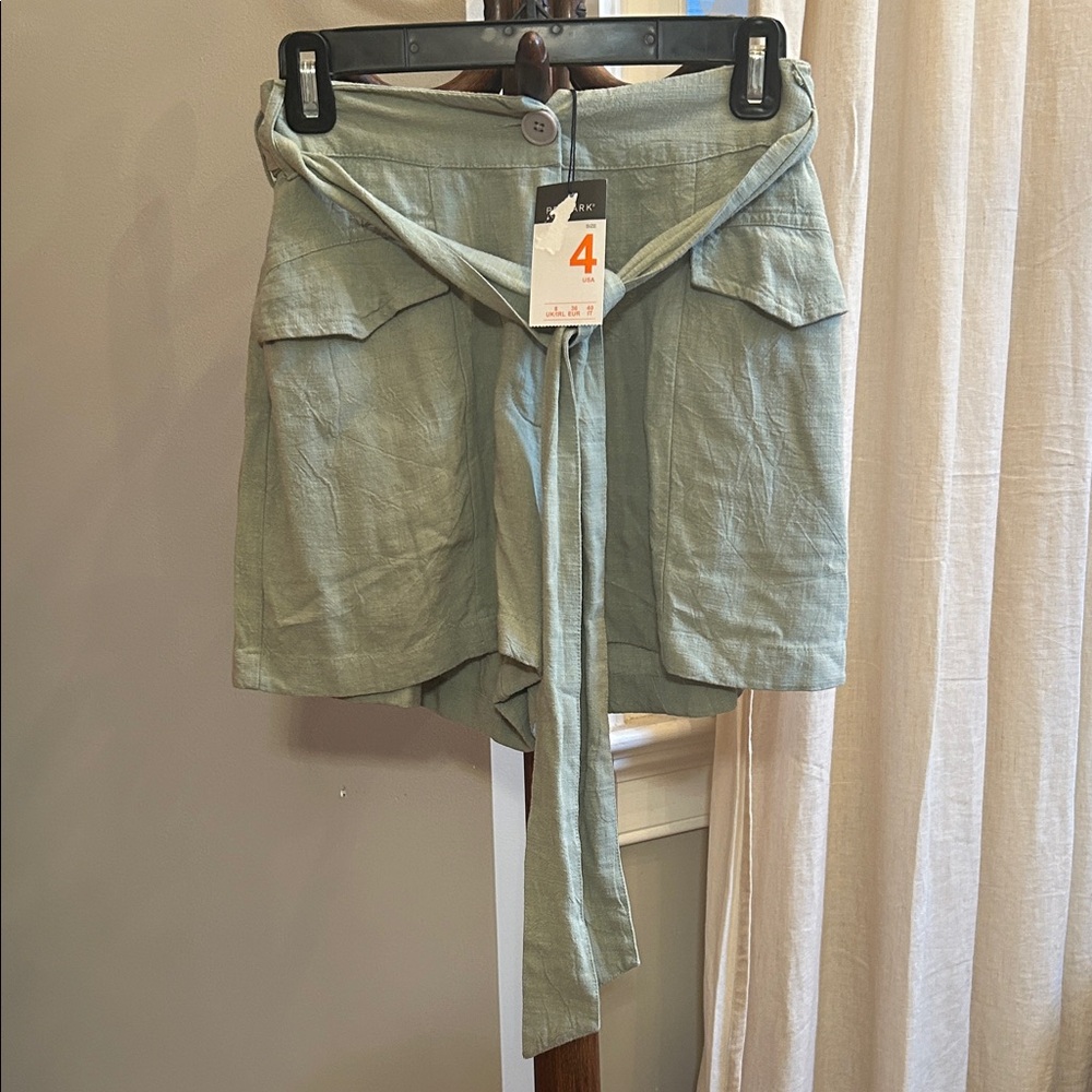 Primark Light Green Cargo Shorts